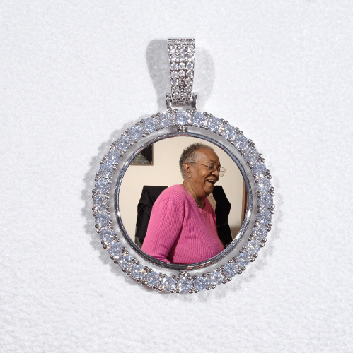 3D Spinning 2-Faced Custom Picture Pendant
