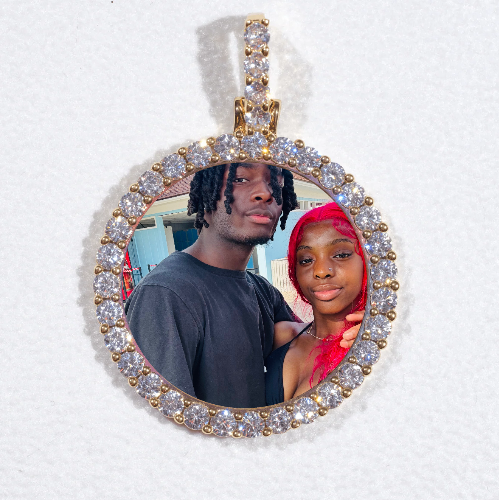 3D CIRCLE CUSTOM PICTURE PENDANT SMALL SIZE
