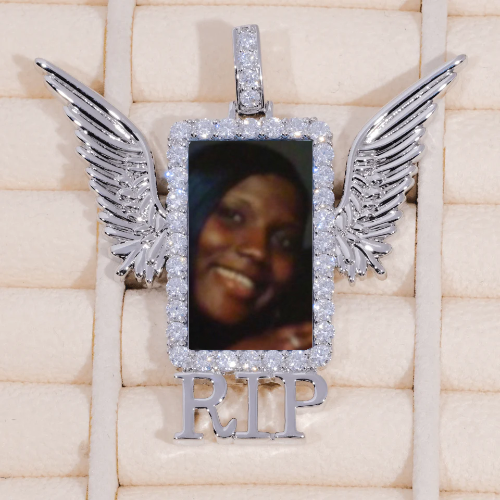 RIP WING 3D CUSTOM PICTURE PENDANT