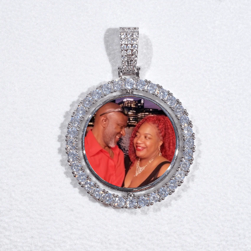 3D Spinning 2-Faced Custom Picture Pendant