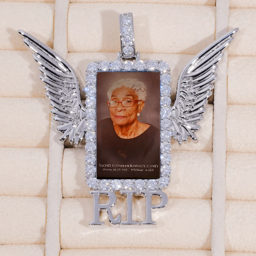 RIP WING 3D CUSTOM PICTURE PENDANT