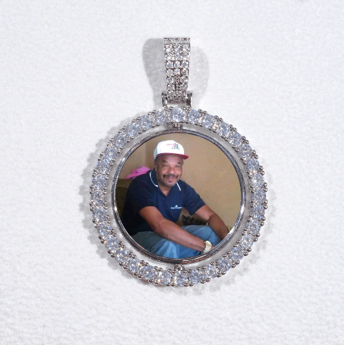 3D Spinning 2-Faced Custom Picture Pendant