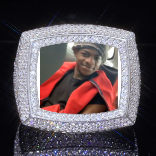 3D CUSTOM PICTURE ICED RING