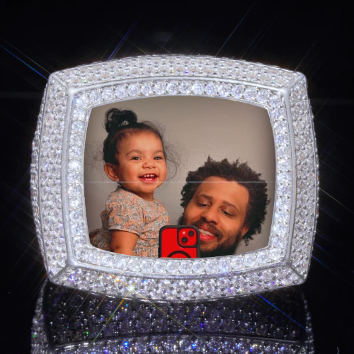3D CUSTOM PICTURE ICED RING