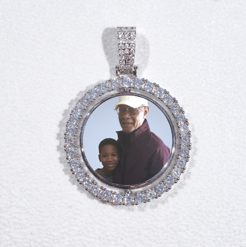 3D Spinning 2-Faced Custom Picture Pendant