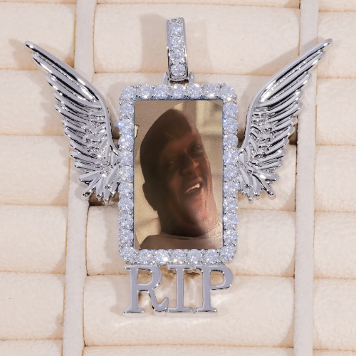 RIP WING 3D CUSTOM PICTURE PENDANT