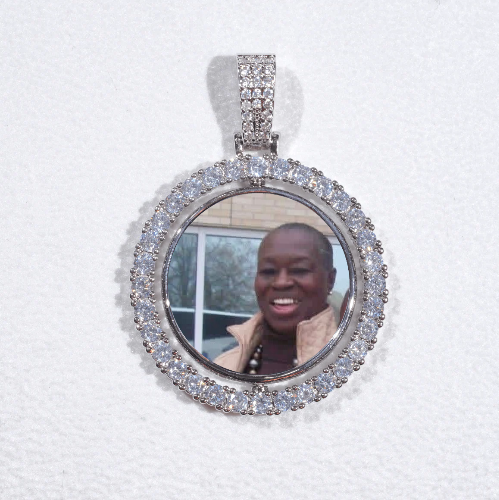 3D Spinning 2-Faced Custom Picture Pendant