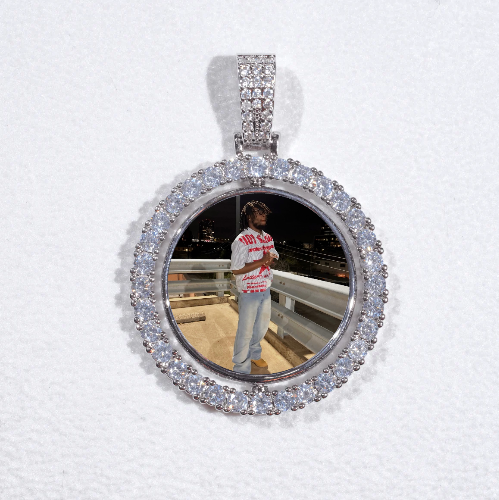 3D Spinning 2-Faced Custom Picture Pendant
