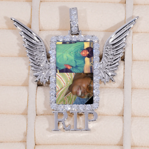 RIP WING 3D CUSTOM PICTURE PENDANT