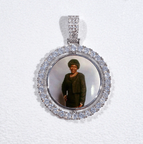 3D Spinning 2-Faced Custom Picture Pendant