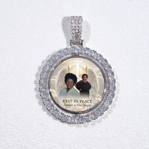 3D Spinning 2-Faced Custom Picture Pendant