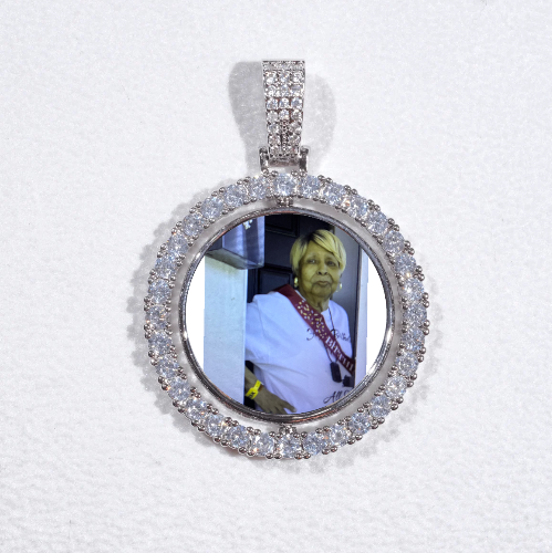 3D Spinning 2-Faced Custom Picture Pendant