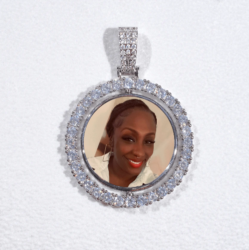3D Spinning 2-Faced Custom Picture Pendant