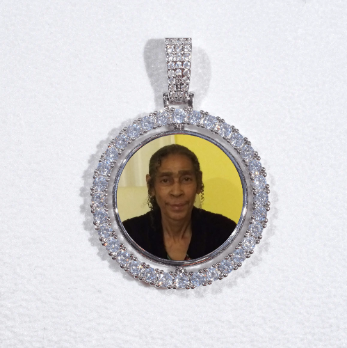 3D Spinning 2-Faced Custom Picture Pendant