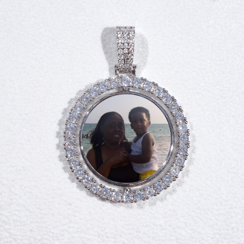 3D Spinning 2-Faced Custom Picture Pendant