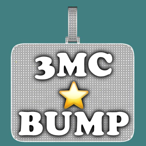 CUSTOM LETTER NECKLACE 3D BIG SQUARE