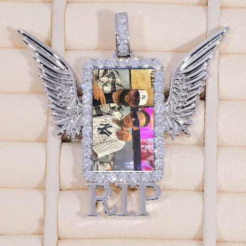 RIP WING 3D CUSTOM PICTURE PENDANT