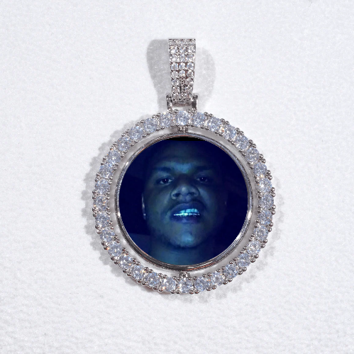 3D Spinning 2-Faced Custom Picture Pendant