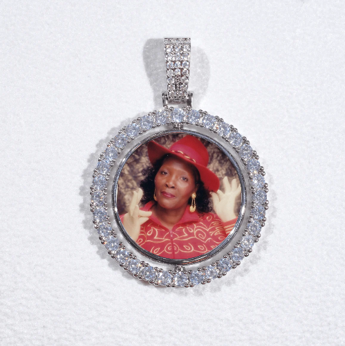 3D Spinning 2-Faced Custom Picture Pendant