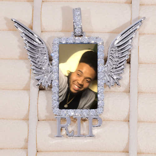 RIP WING 3D CUSTOM PICTURE PENDANT