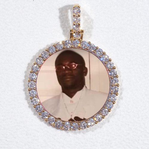 3D CIRCLE CUSTOM PICTURE PENDANT SMALL SIZE