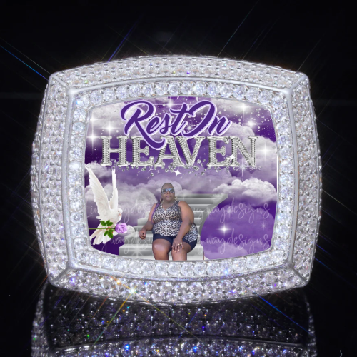 3D CUSTOM PICTURE ICED RING