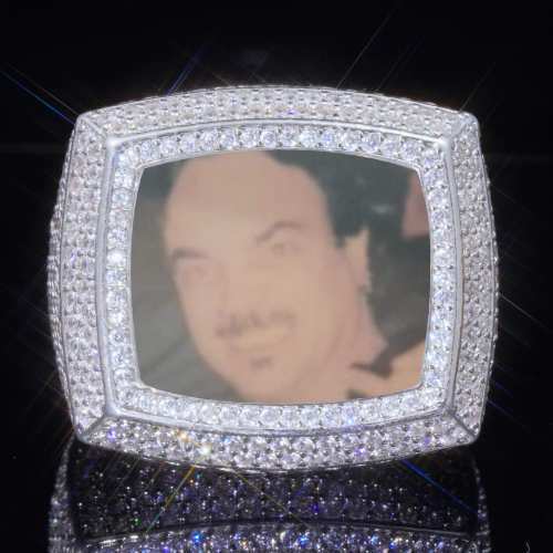 3D CUSTOM PICTURE ICED RING