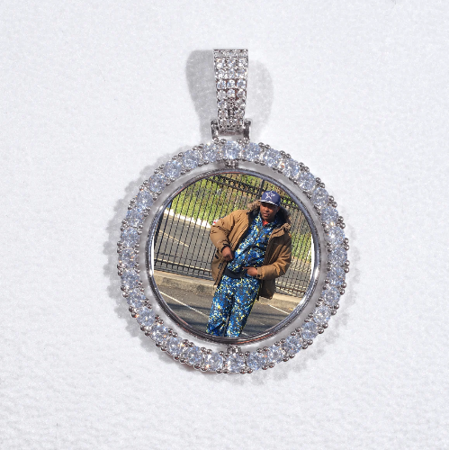 3D Spinning 2-Faced Custom Picture Pendant