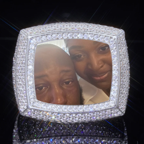 3D CUSTOM PICTURE ICED RING