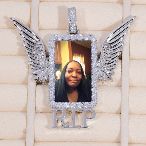 RIP WING 3D CUSTOM PICTURE PENDANT