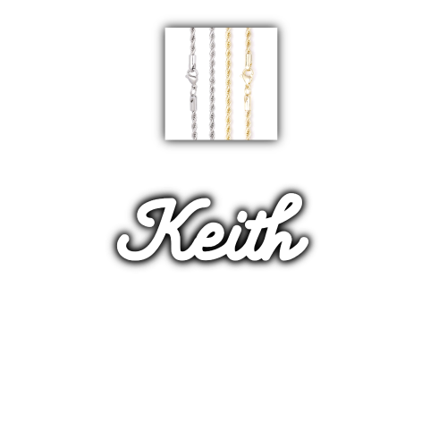 Script Custom Letter Necklace