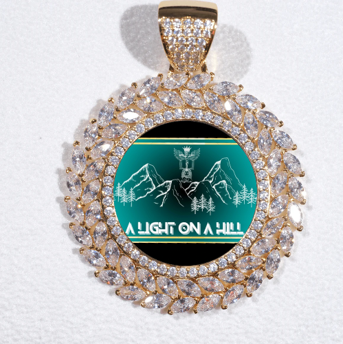 Large 3D Wheat Ear Custom Picture Pendant
