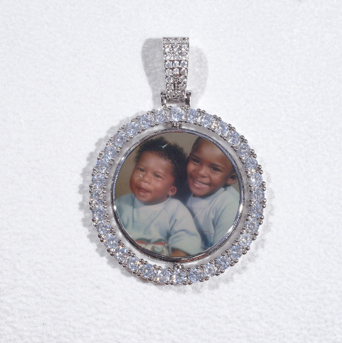 3D Spinning 2-Faced Custom Picture Pendant
