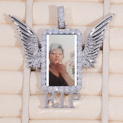 RIP WING 3D CUSTOM PICTURE PENDANT