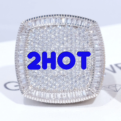 CUSTOM LETTER 3D ICED RING
