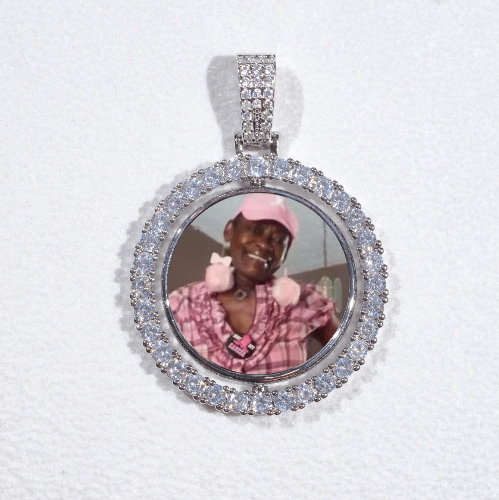 3D Spinning 2-Faced Custom Picture Pendant