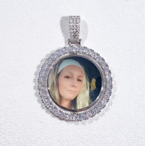 3D Spinning 2-Faced Custom Picture Pendant