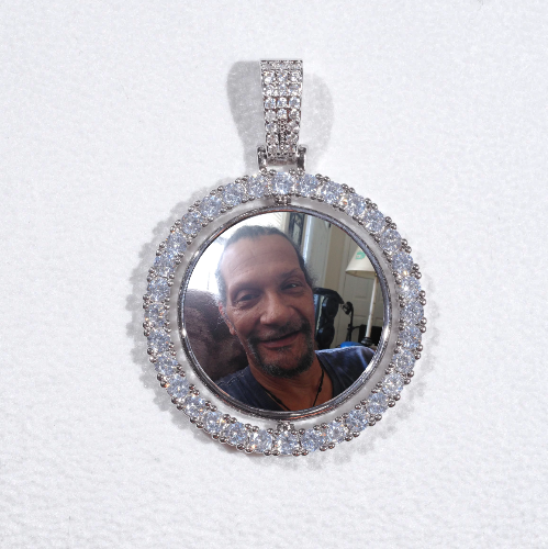 3D Spinning 2-Faced Custom Picture Pendant