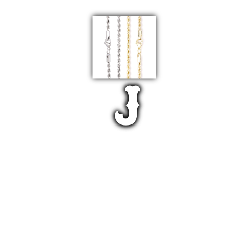 Custom Letters Freibeuter Font Necklace