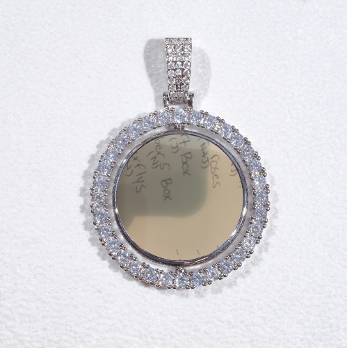 3D Spinning 2-Faced Custom Picture Pendant