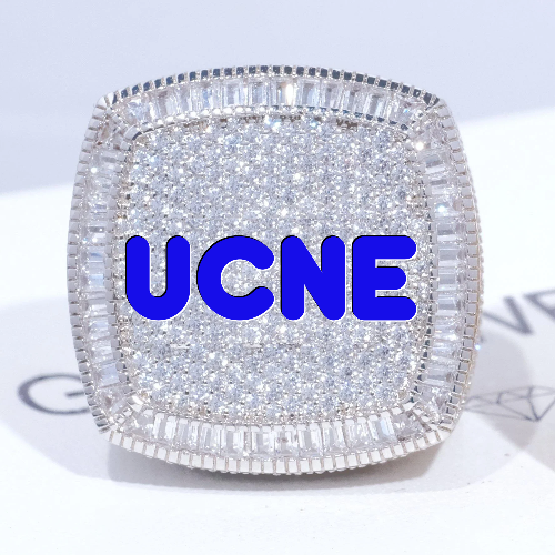 CUSTOM LETTER 3D ICED RING