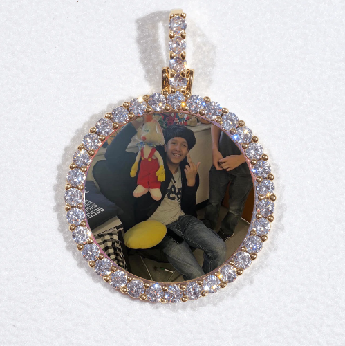 3D CIRCLE CUSTOM PICTURE PENDANT SMALL SIZE
