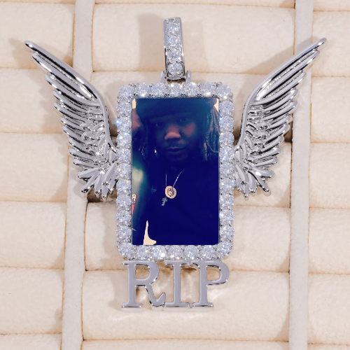 RIP WING 3D CUSTOM PICTURE PENDANT