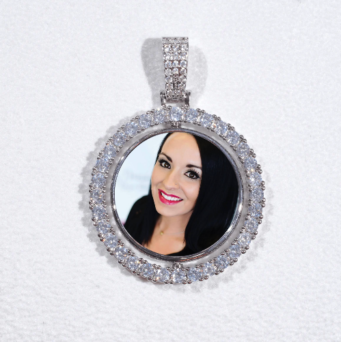3D Spinning 2-Faced Custom Picture Pendant