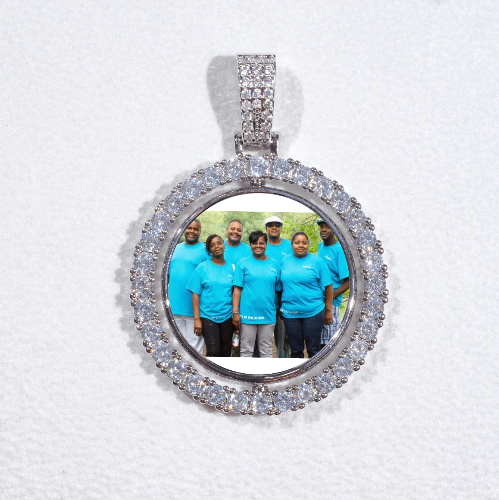 3D Spinning 2-Faced Custom Picture Pendant