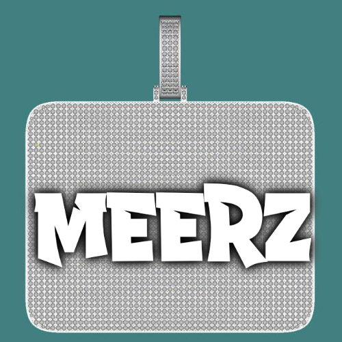 CUSTOM LETTER NECKLACE 3D BIG SQUARE