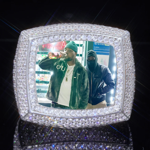 3D CUSTOM PICTURE ICED RING