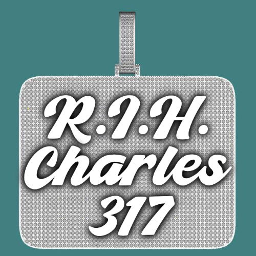 CUSTOM LETTER NECKLACE 3D BIG SQUARE