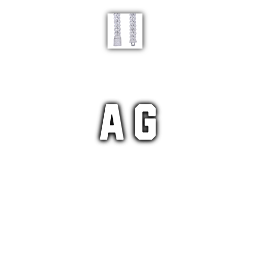 Custom Letters Baguette Two Layer Necklace