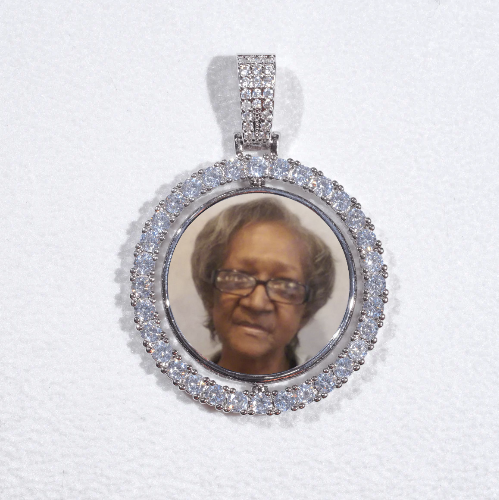 3D Spinning 2-Faced Custom Picture Pendant